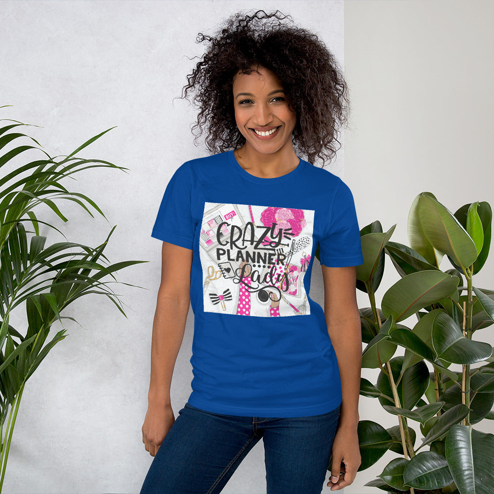 Crazy Planner Lady T-Shirt Crazy Planner Lady T-Shirt
